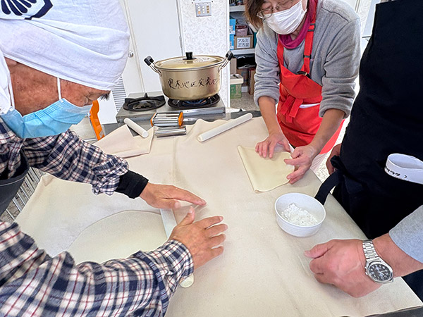 男の料理教室 手打ちうどん