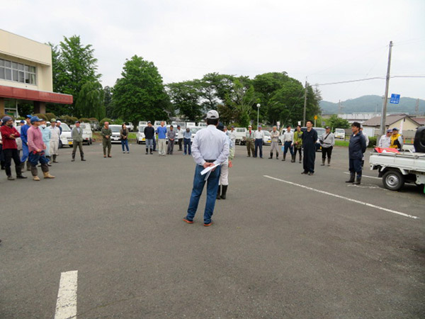 県道草刈り