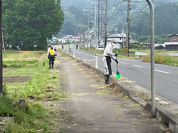 令和7年度 県道草刈りご苦労さまでした